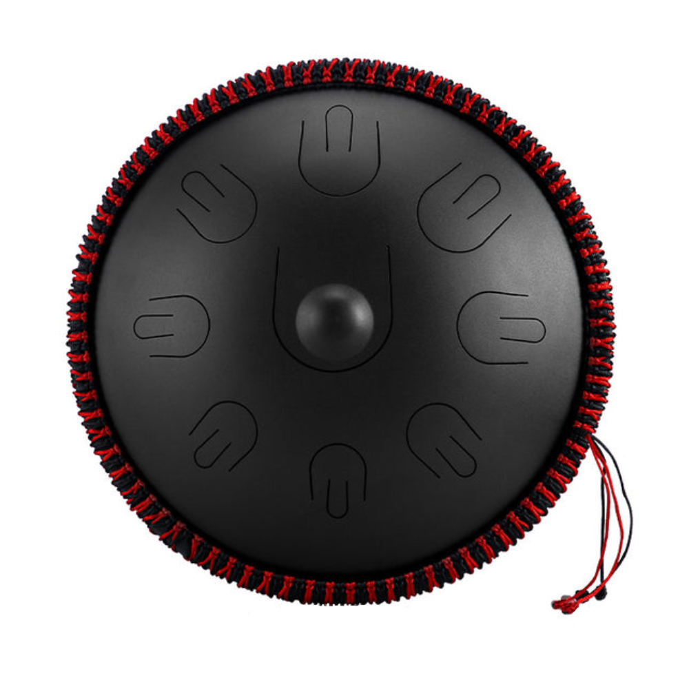 HLURU TAH9-14 INKBLACK - Mini Handpan Series 9 Notalı 14" InkBlack Taşınabilir Handpan